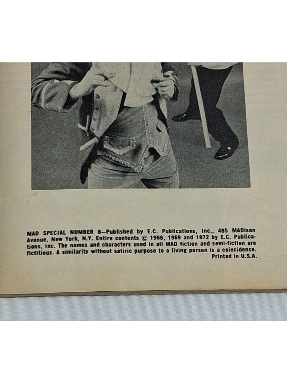 Mad Magazine Special Number 8 1972 Humor Issue Fold-In Alfred E. Neuman Cover - Picture 6 of 9